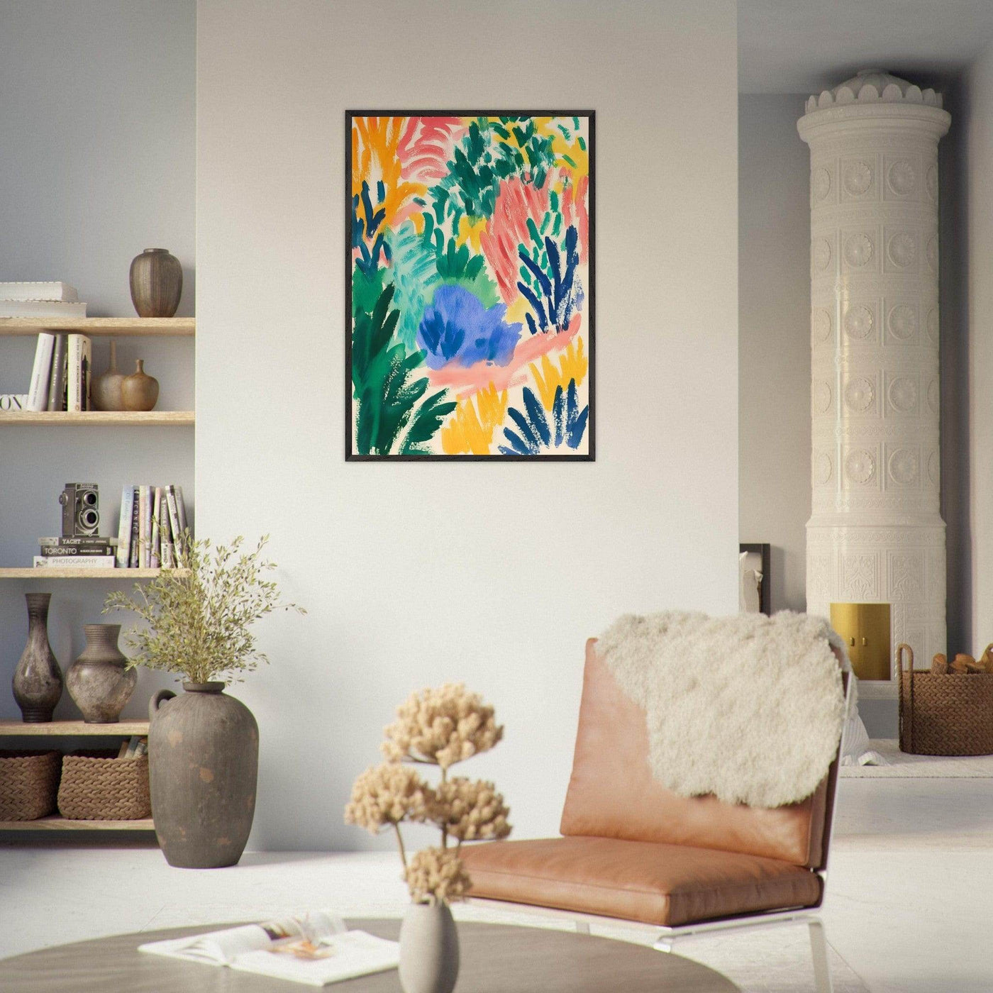 Abstract Floral Delight - Vibrantwalls
