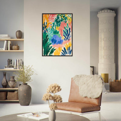 Abstract Floral Delight - Vibrantwalls