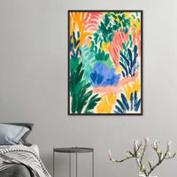 Abstract Floral Delight - Vibrantwalls