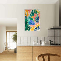 Abstract Floral Delight - Vibrantwalls