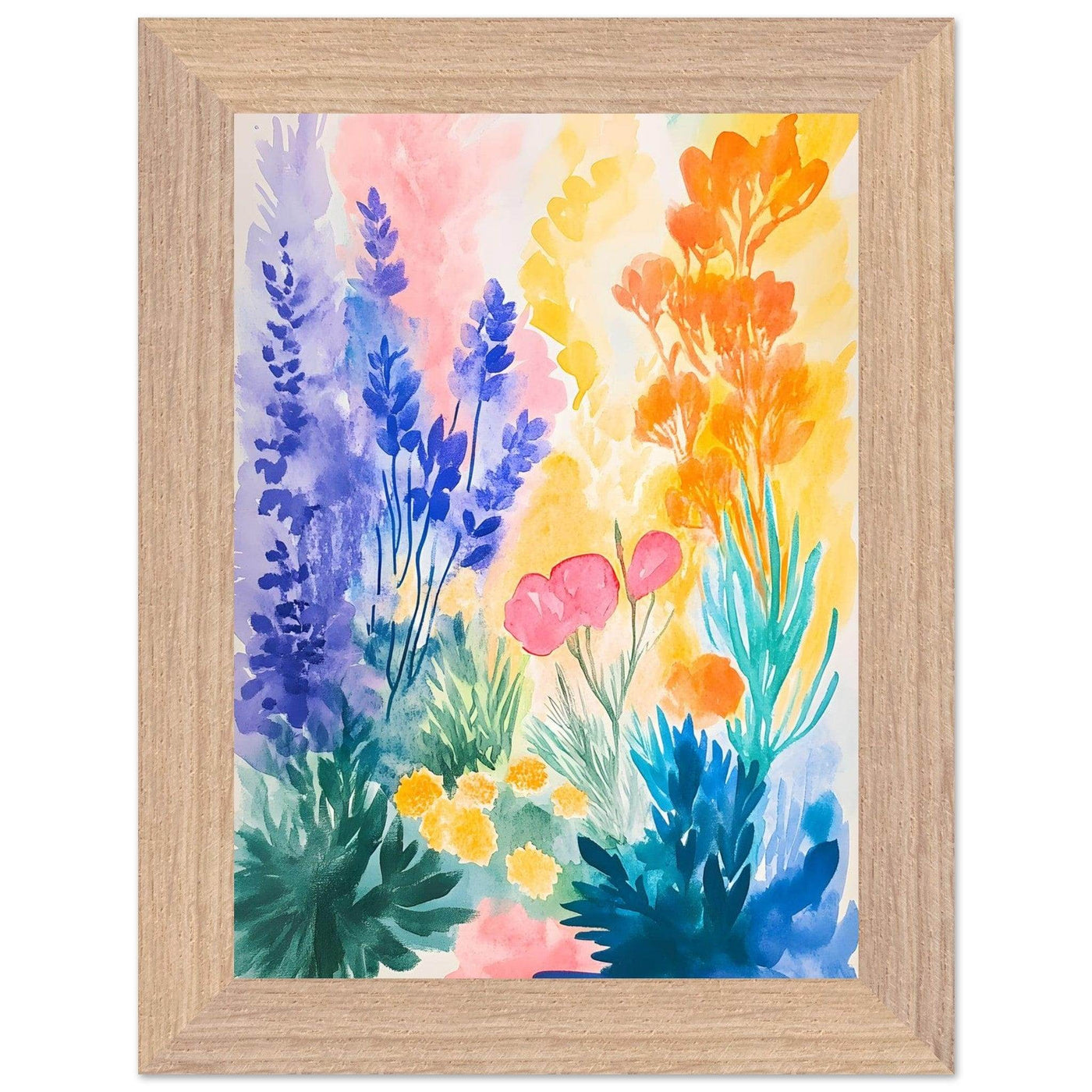 Abstract Floral Garden Matisse - Vibrantwalls