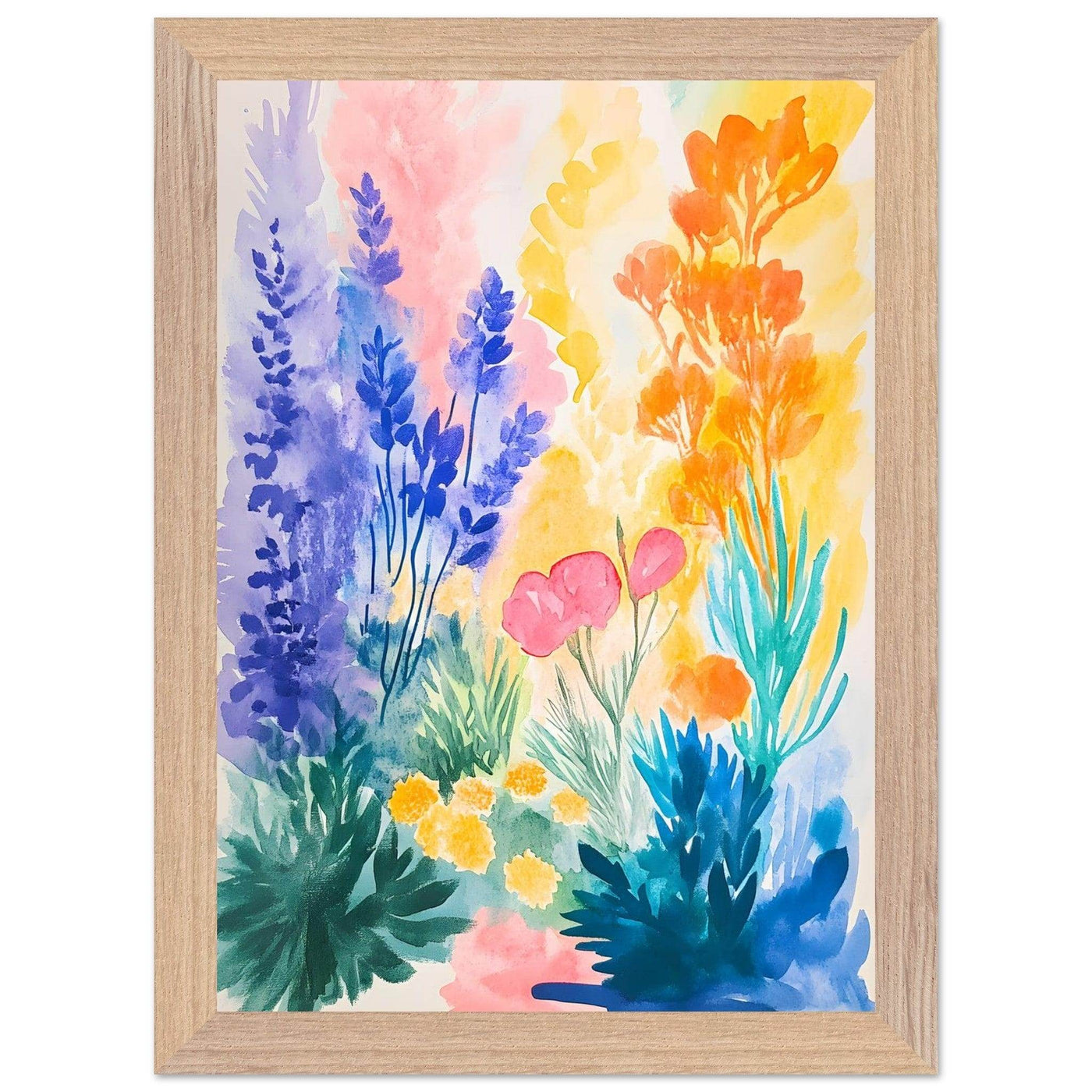 Abstract Floral Garden Matisse - Vibrantwalls