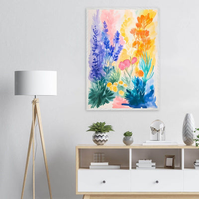 Abstract Floral Garden Matisse - Vibrantwalls