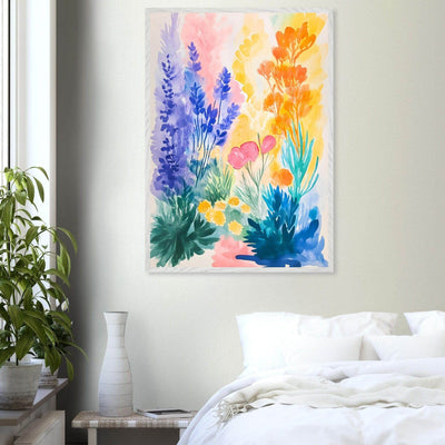 Abstract Floral Garden Matisse - Vibrantwalls