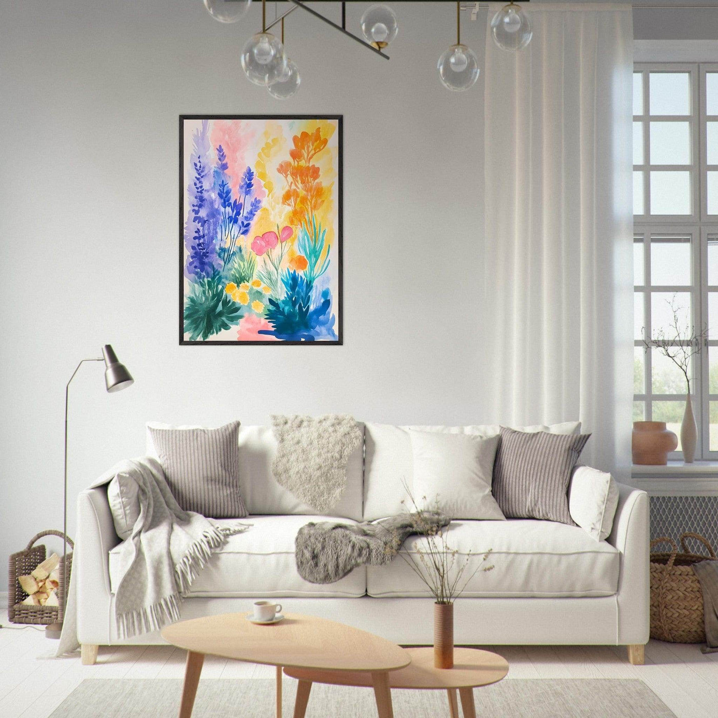Abstract Floral Garden Matisse - Vibrantwalls