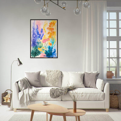 Abstract Floral Garden Matisse - Vibrantwalls