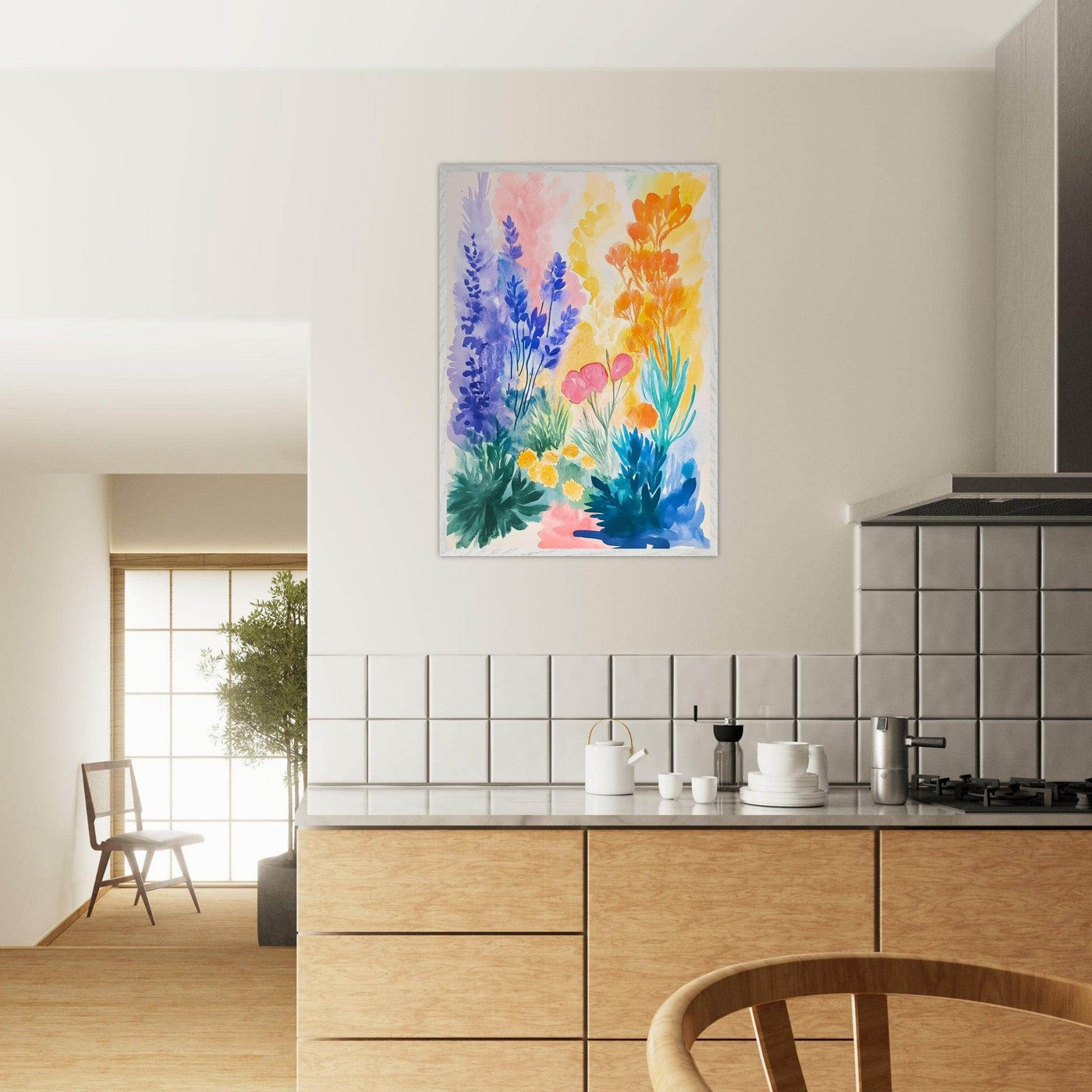 Abstract Floral Garden Matisse - Vibrantwalls