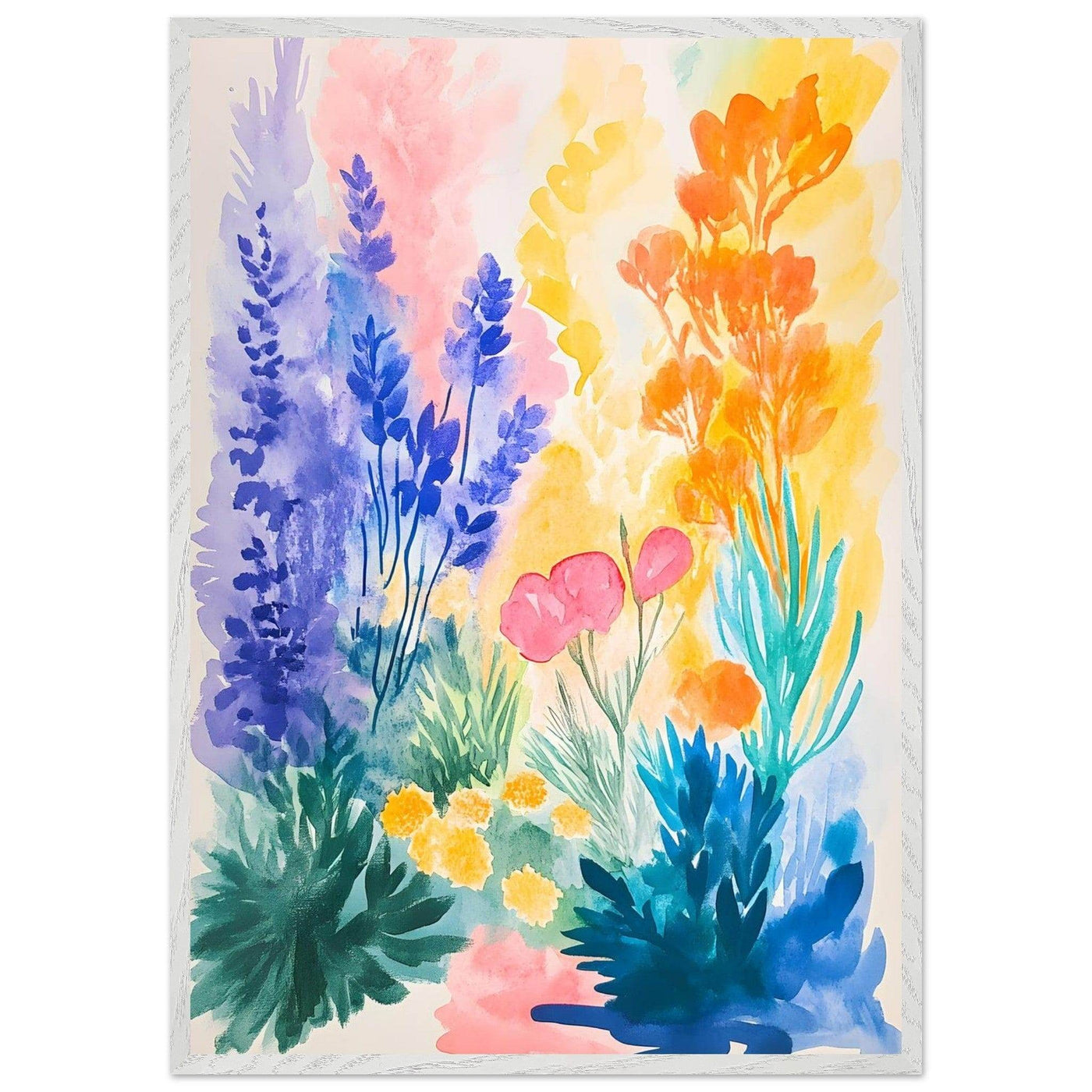 Abstract Floral Garden Matisse - Vibrantwalls