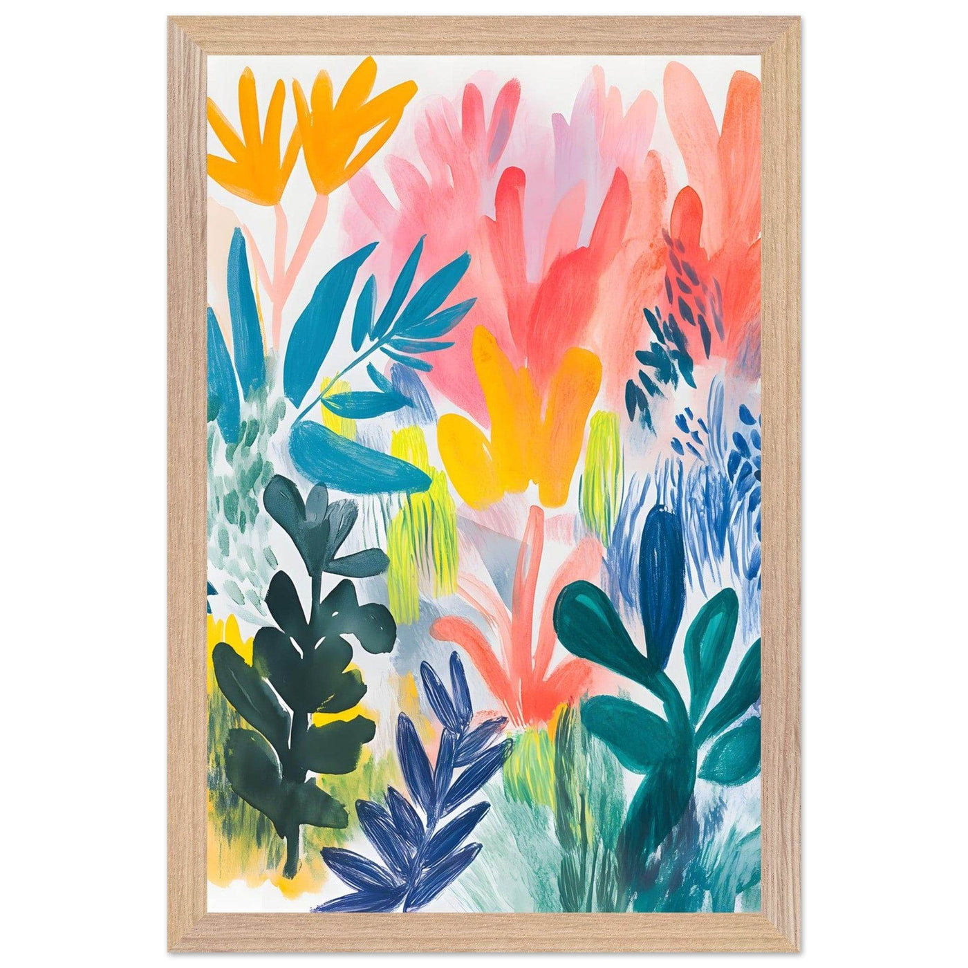 Abstract Floral Henri Matisse Botanical - Vibrantwalls