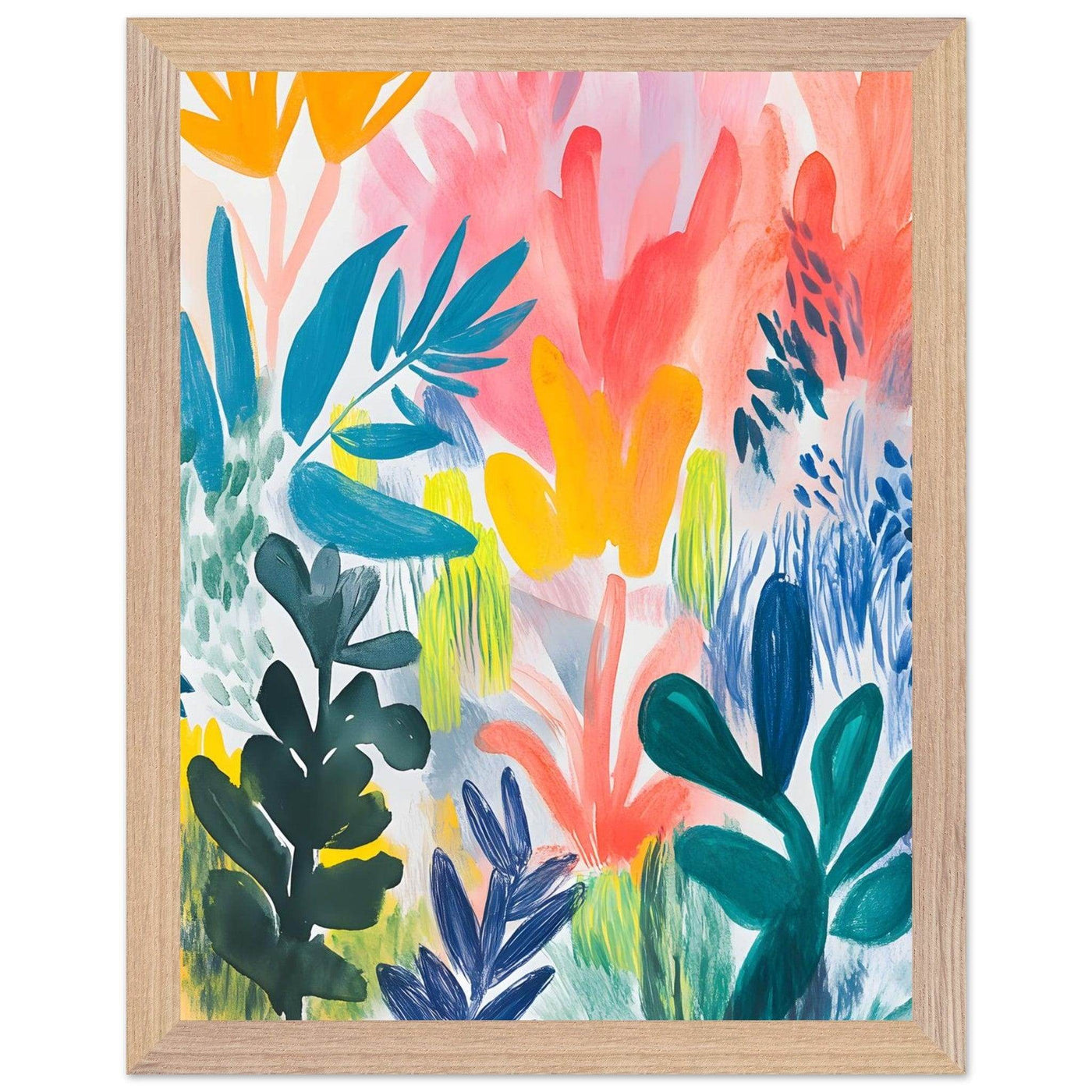 Abstract Floral Henri Matisse Botanical - Vibrantwalls