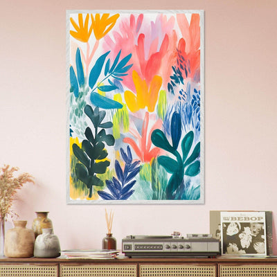 Abstract Floral Henri Matisse Botanical - Vibrantwalls