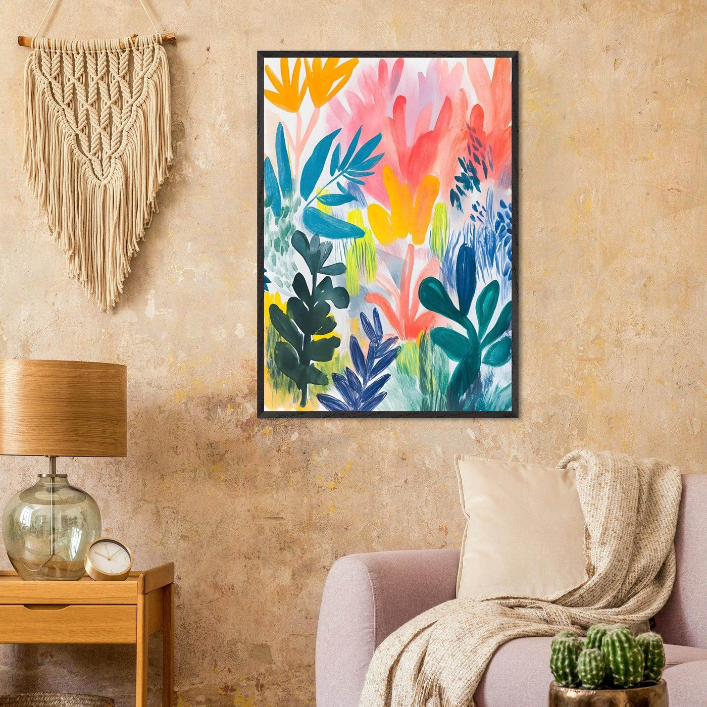 Abstract Floral Henri Matisse Botanical - Vibrantwalls