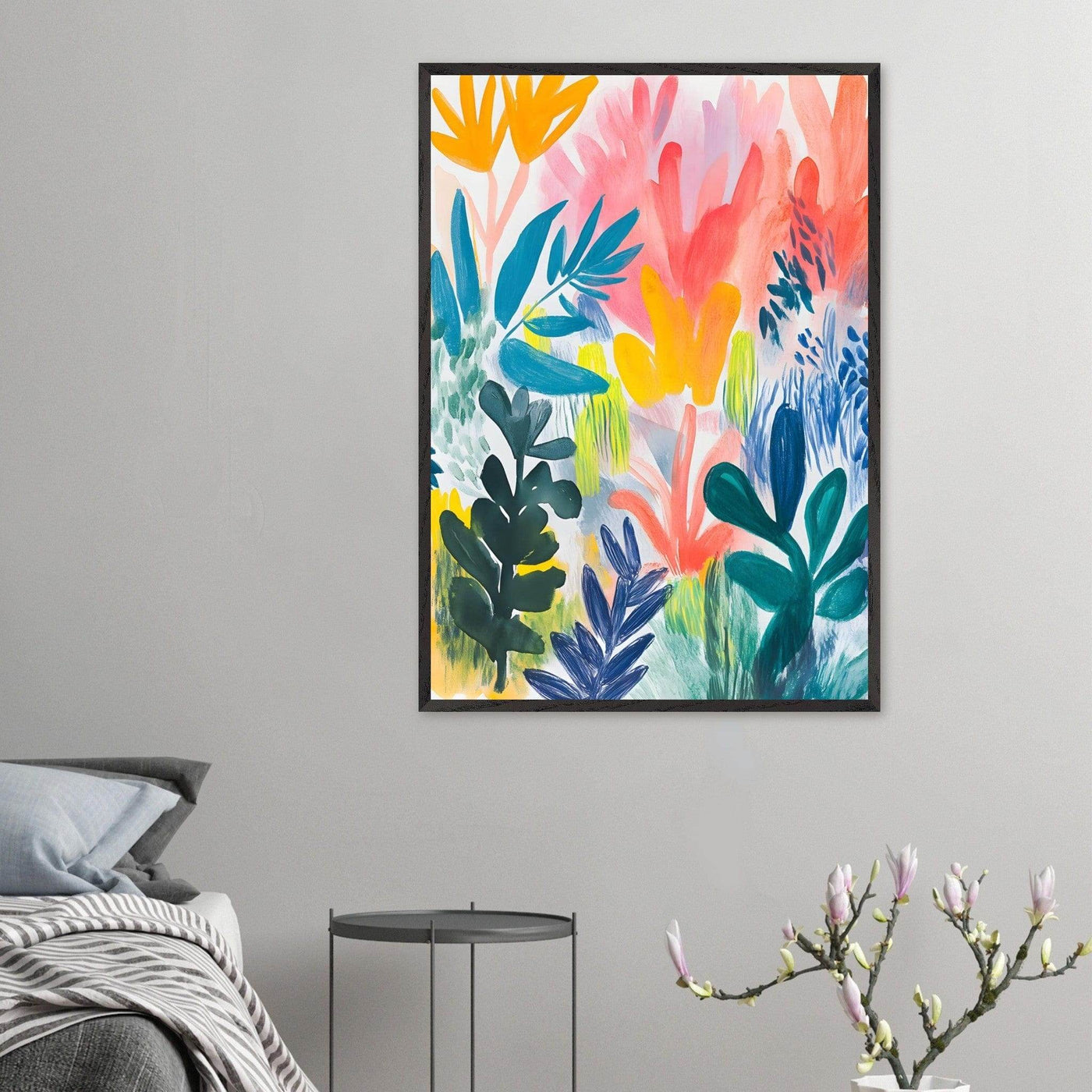 Abstract Floral Henri Matisse Botanical - Vibrantwalls