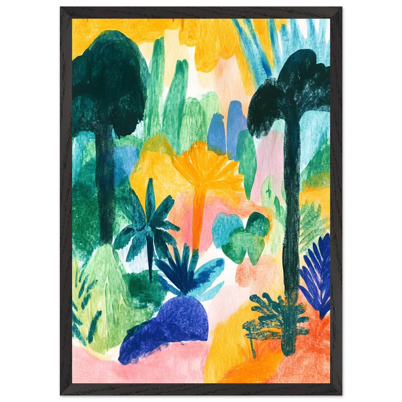 Abstract Tropical - Vibrantwalls