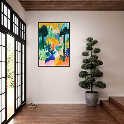 Abstract Tropical - Vibrantwalls