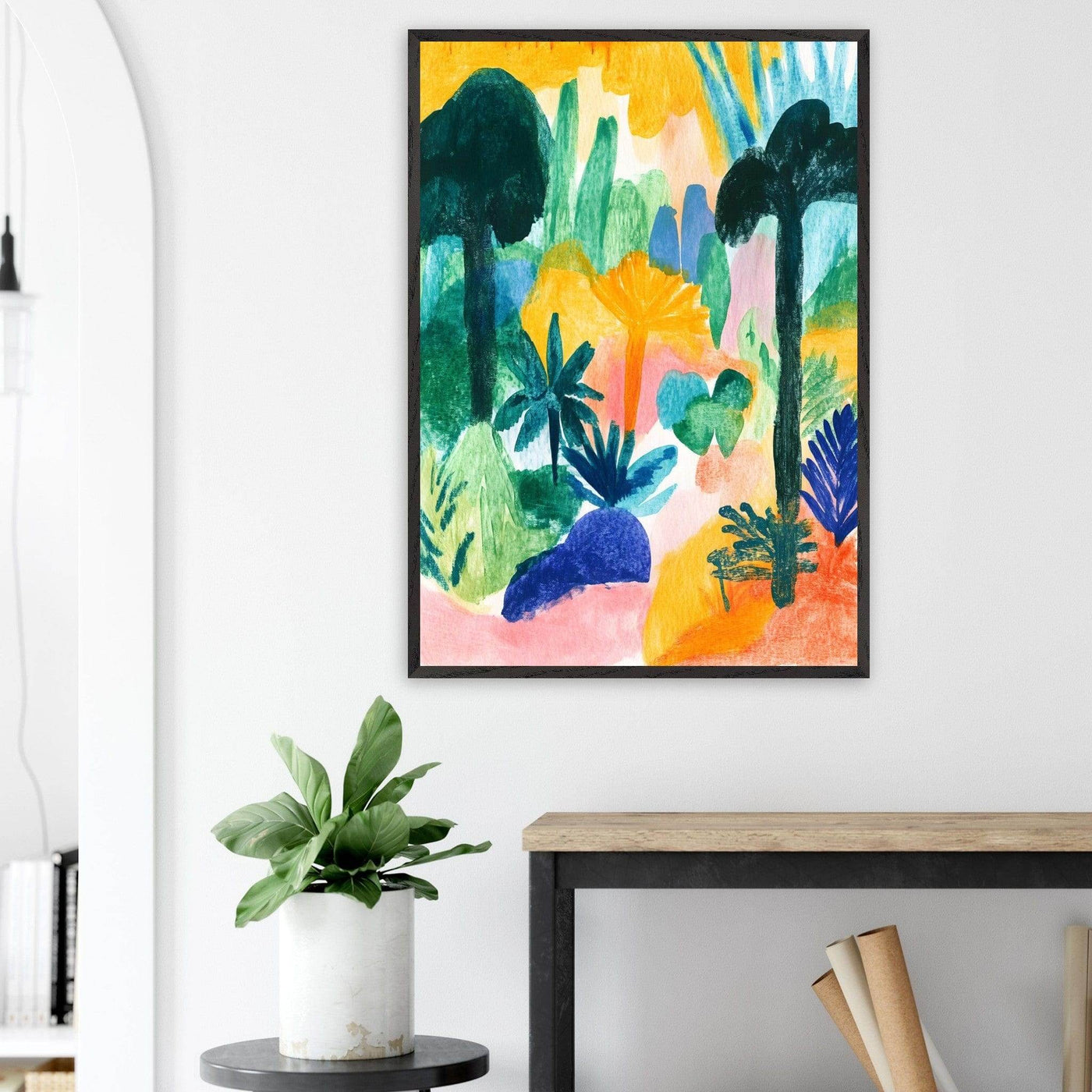 Abstract Tropical - Vibrantwalls