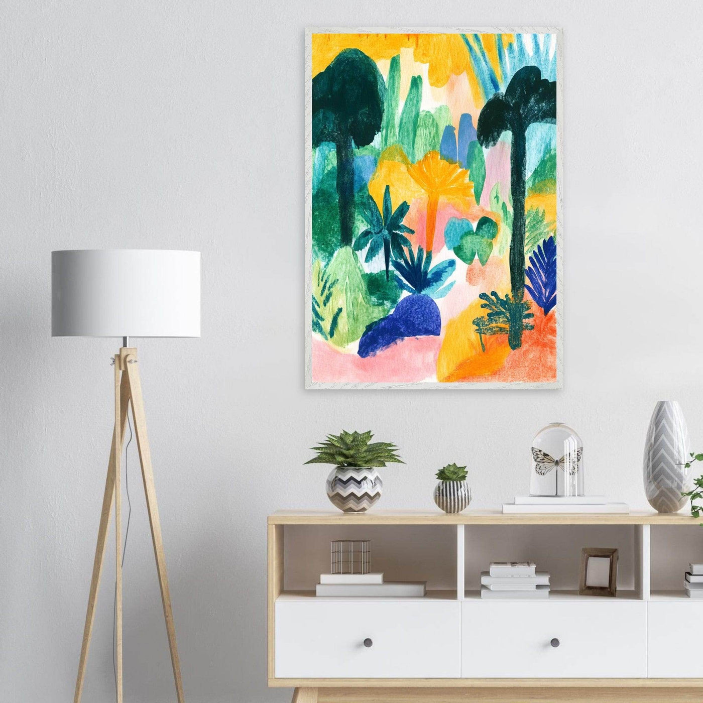 Abstract Tropical - Vibrantwalls