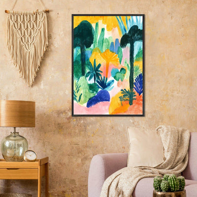Abstract Tropical - Vibrantwalls