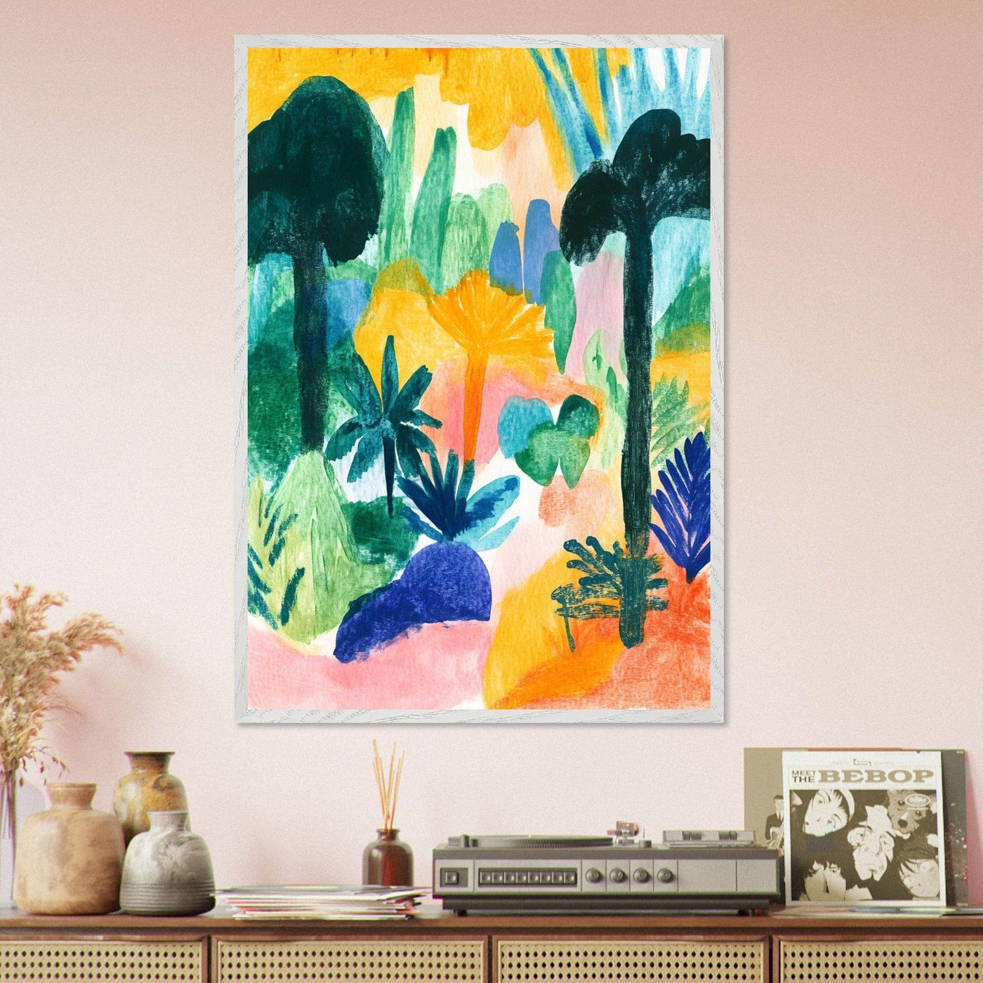 Abstract Tropical - Vibrantwalls