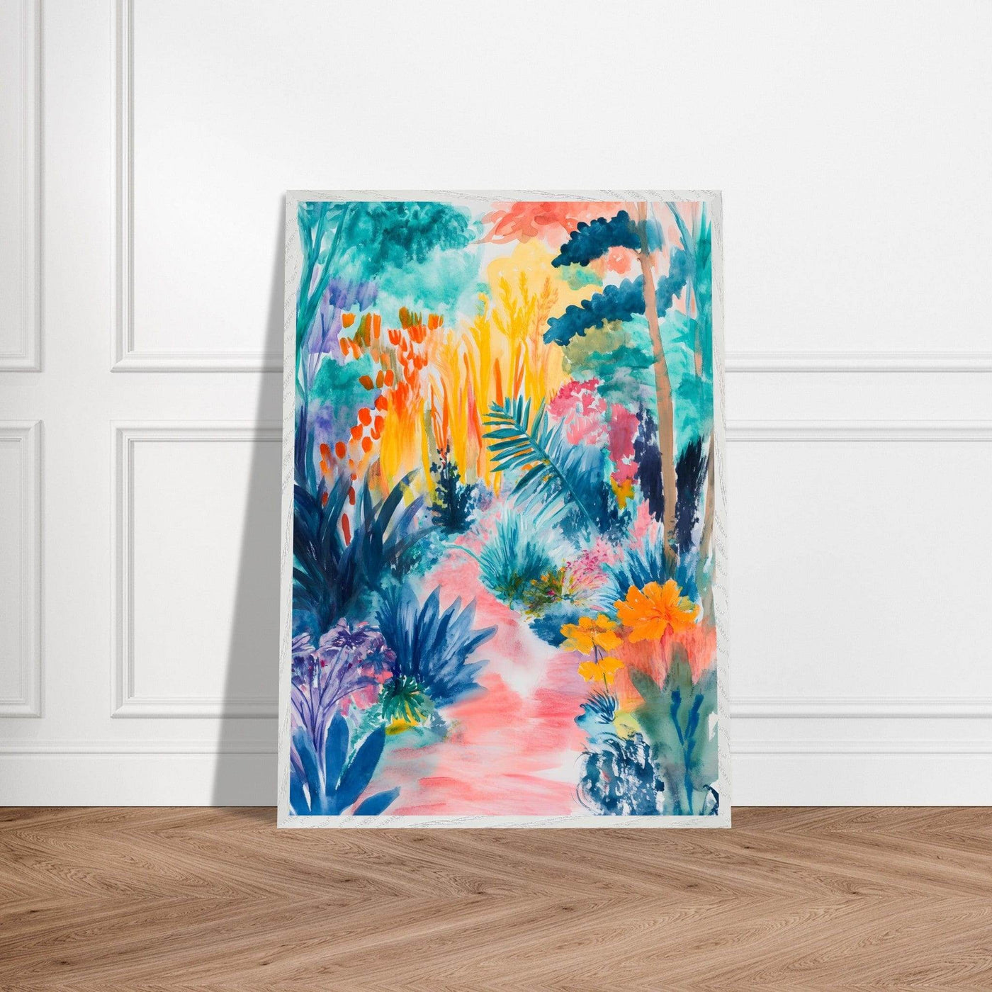 Abstract Tropical Garden Matisse I - Vibrantwalls