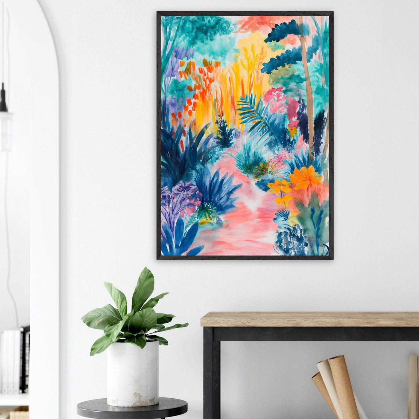 Abstract Tropical Garden Matisse I - Vibrantwalls
