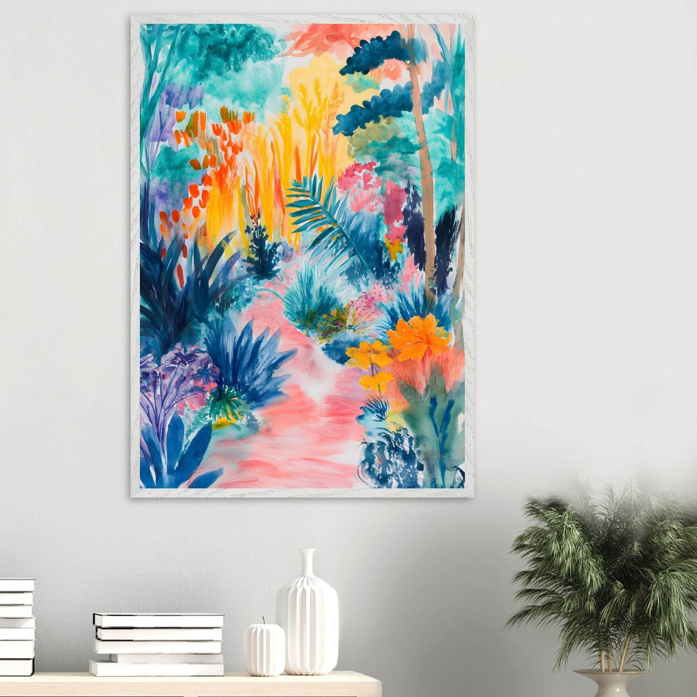 Abstract Tropical Garden Matisse I - Vibrantwalls