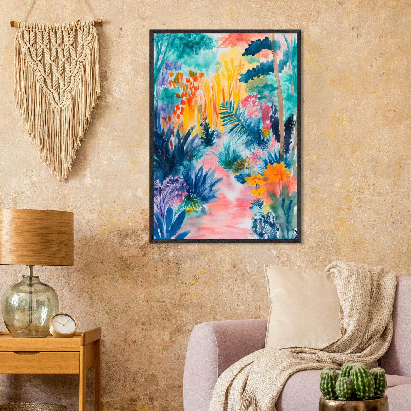 Abstract Tropical Garden Matisse I - Vibrantwalls