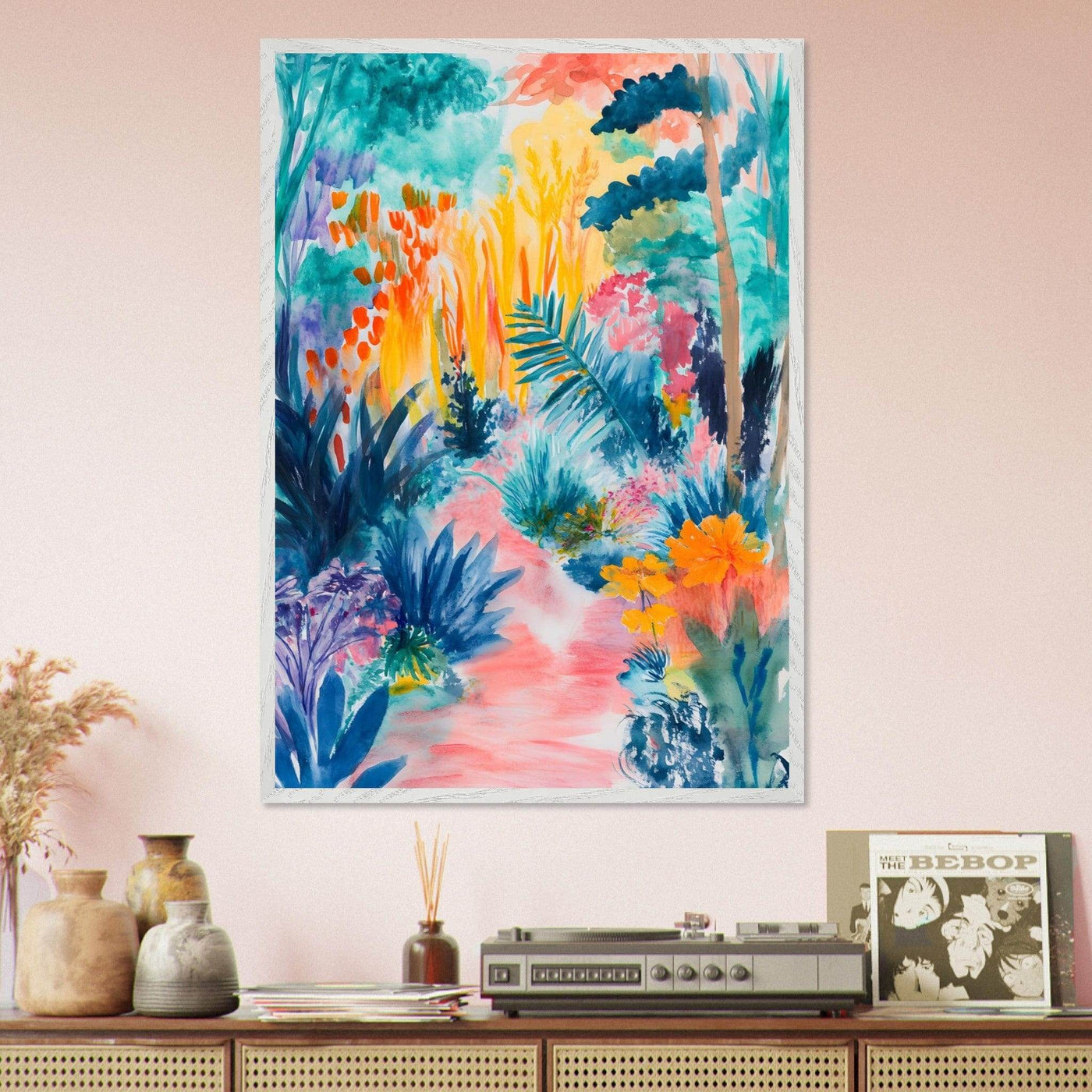Abstract Tropical Garden Matisse I - Vibrantwalls