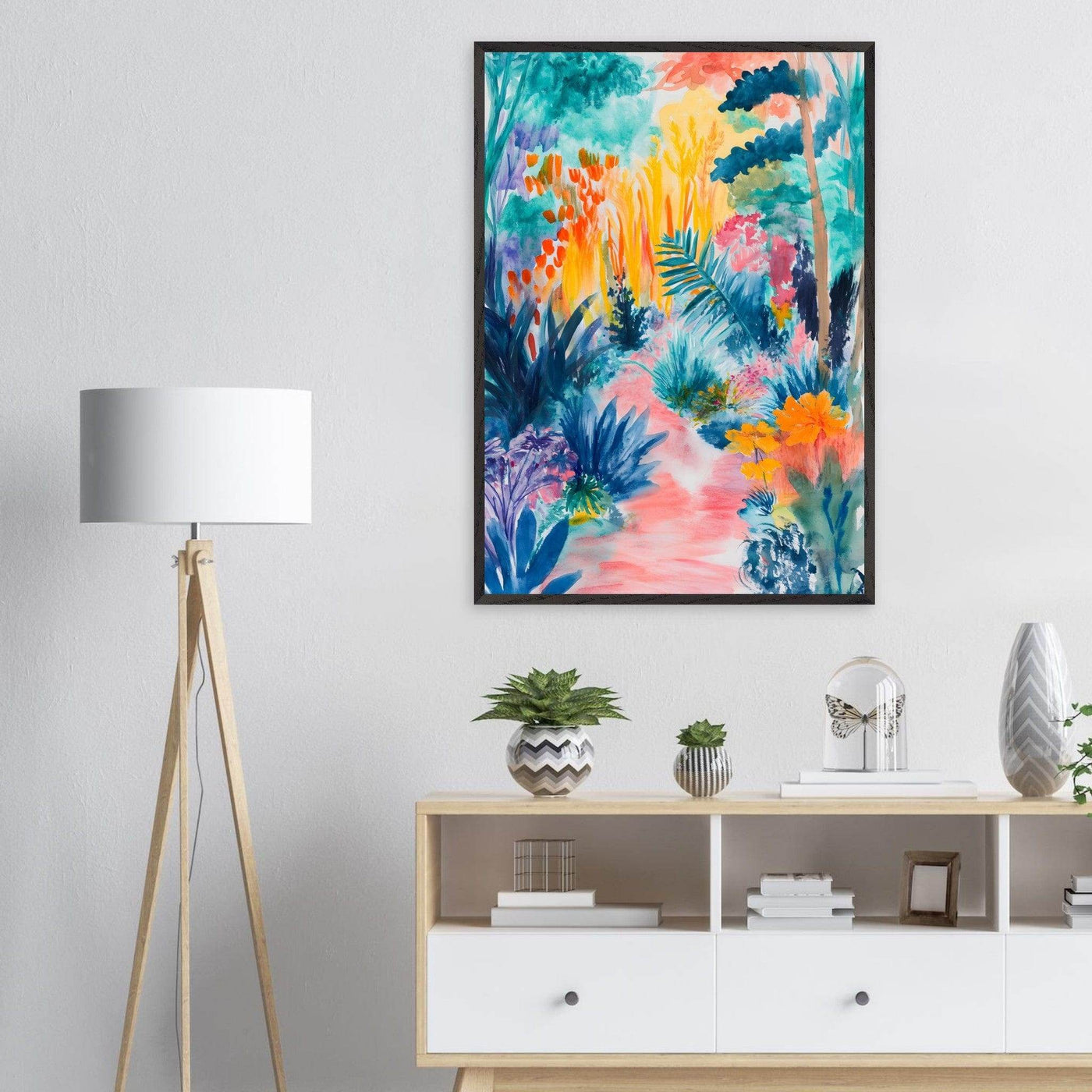 Abstract Tropical Garden Matisse I - Vibrantwalls