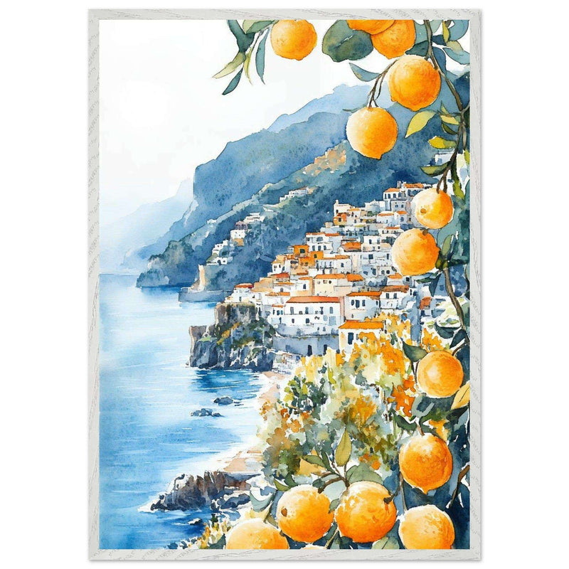 Amalfi Coast Positano Lemons Wall Art - Vibrantwalls