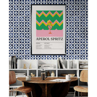 Aperol Spritz Recipe Cocktail Wall Art - Vibrantwalls