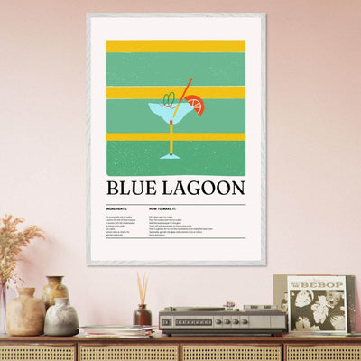 Blue Lagoon Cocktail Recipe - Vibrantwalls