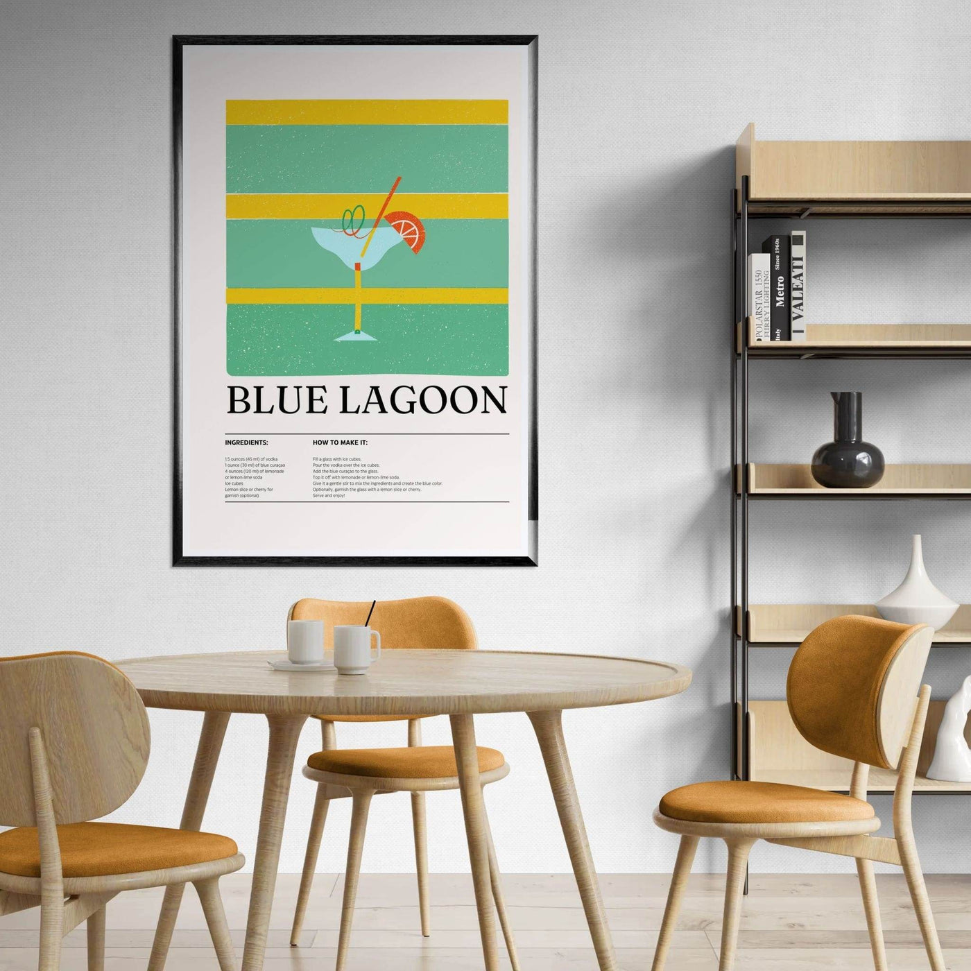 Blue Lagoon Cocktail Recipe - Vibrantwalls