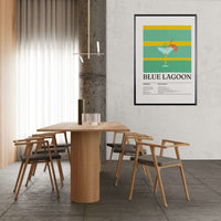 Blue Lagoon Cocktail Wall Art - Vibrantwalls