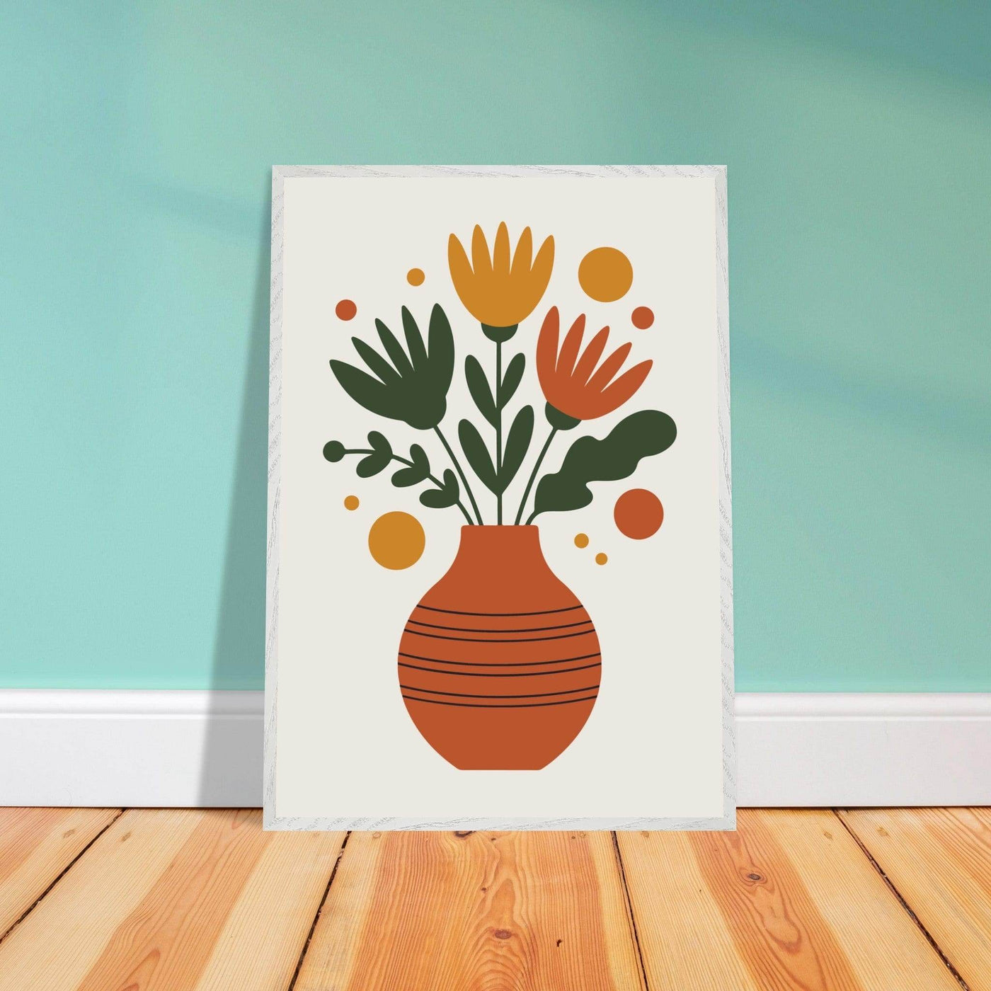 Boho Floral Harmony - Vibrantwalls