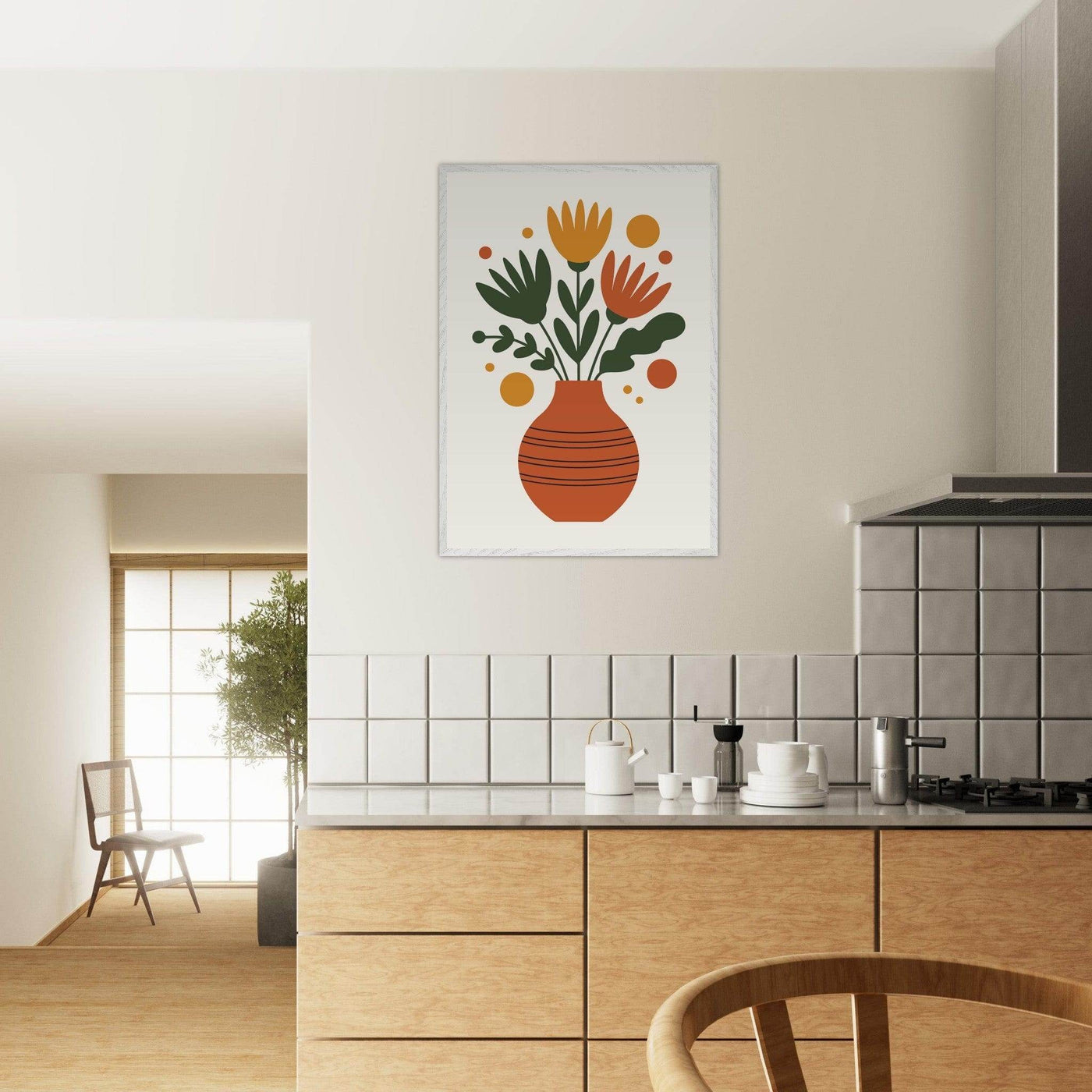 Boho Floral Harmony - Vibrantwalls