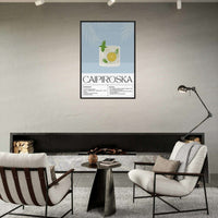 Caipiroska Cocktail Recipe Wall Art - Vibrantwalls