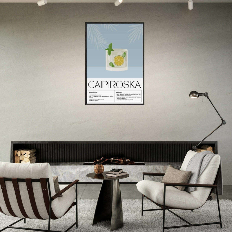 Caipiroska Cocktail Recipe Wall Art - Vibrantwalls