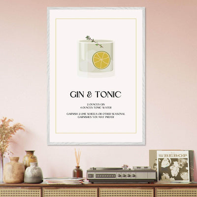 Chic Gin & Tonic Recipe - Vibrantwalls