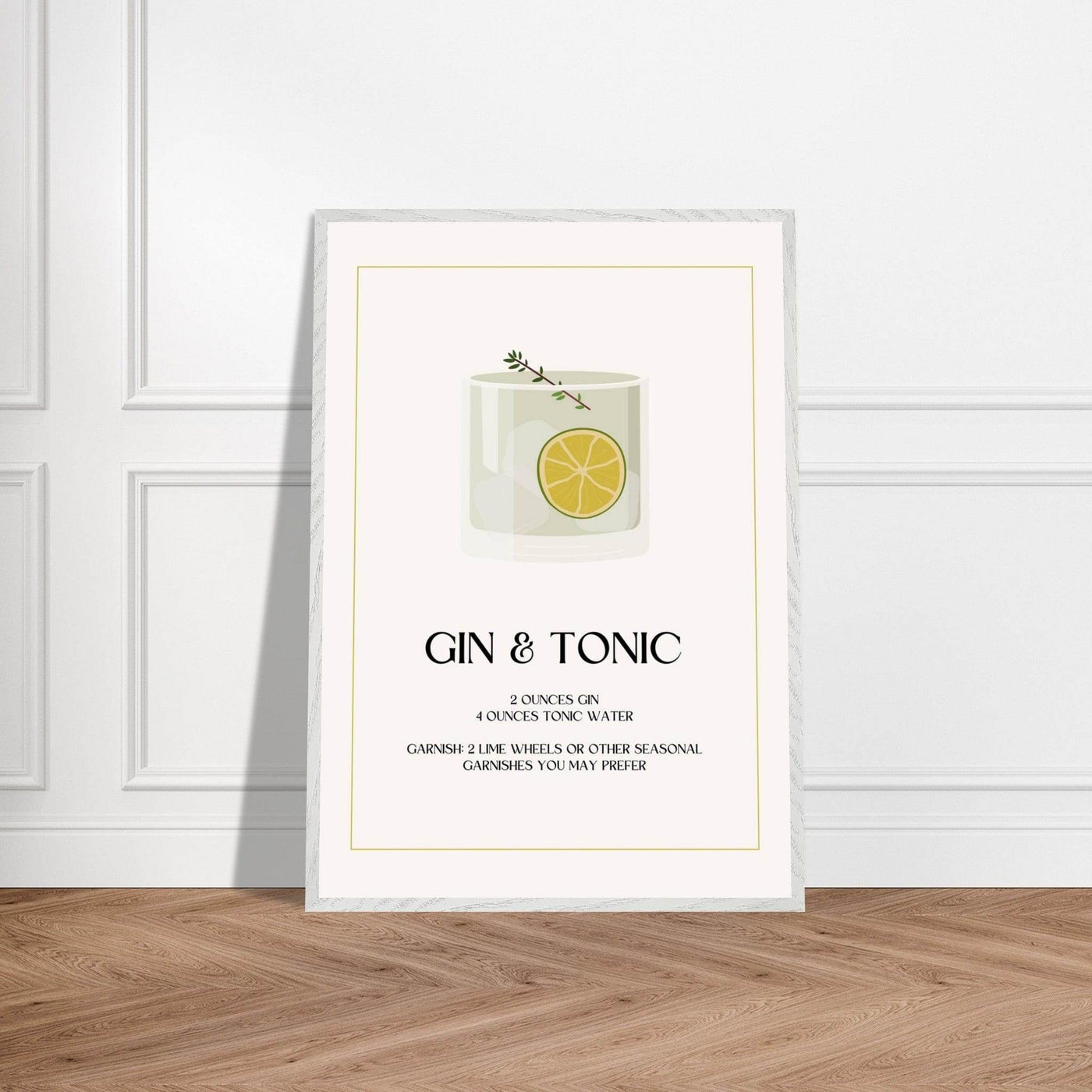 Chic Gin & Tonic Recipe - Vibrantwalls