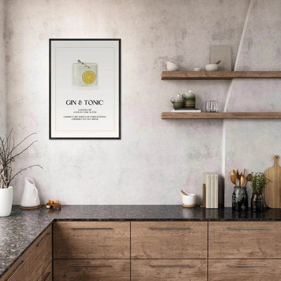 Chic Gin & Tonic Recipe - Vibrantwalls