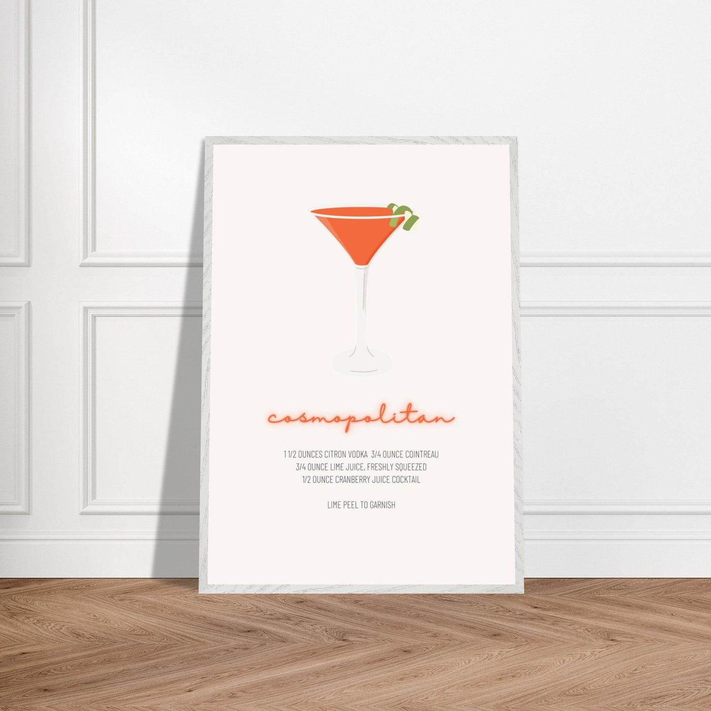 Cosmopolitan Cocktail Recipe Pink Vodka Cranberry Drink - Refreshing Cocktail Delight - Vibrantwalls