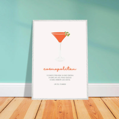 Cosmopolitan Cocktail Recipe Pink Vodka Cranberry Drink - Refreshing Cocktail Delight - Vibrantwalls