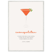 Pink Vodka Cranberry Cocktail Wall Art - Vibrantwalls