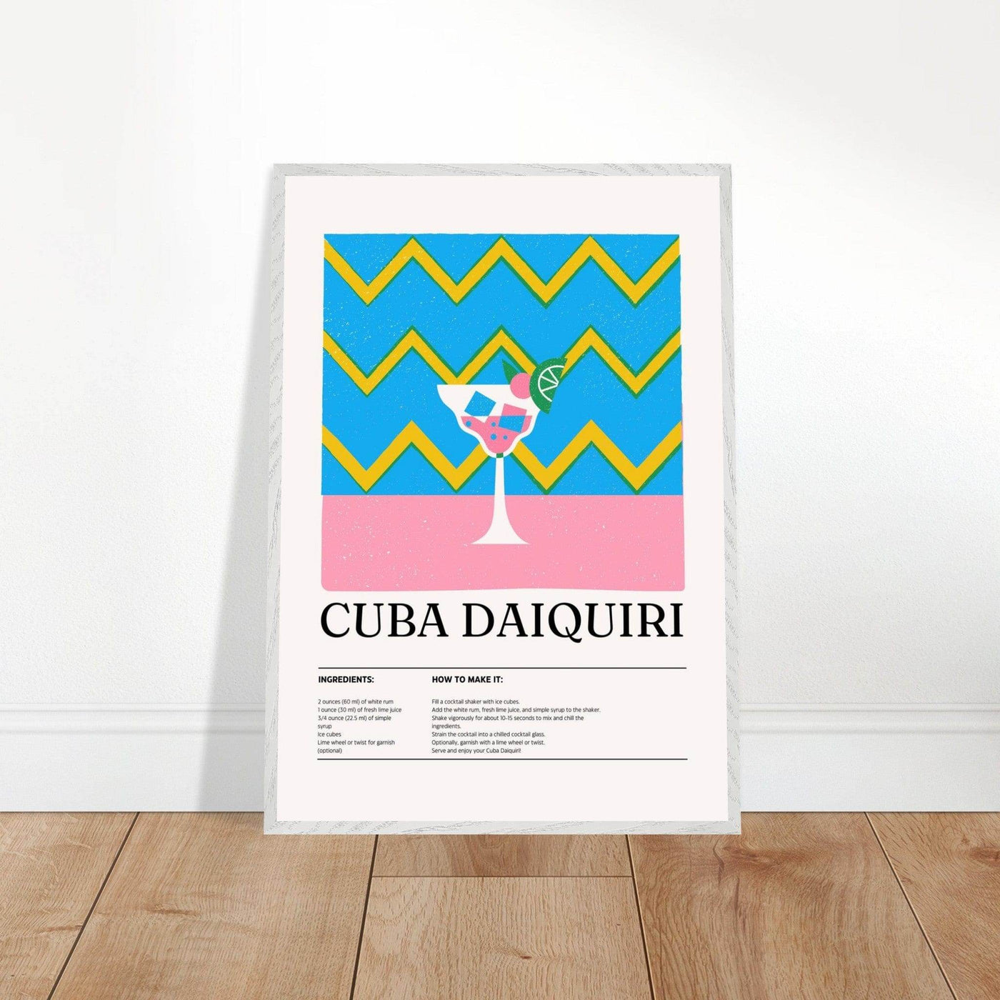 Cuba Daiquiri Cocktail Recipe - Vibrantwalls