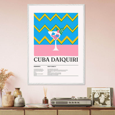 Cuba Daiquiri Cocktail Recipe - Vibrantwalls