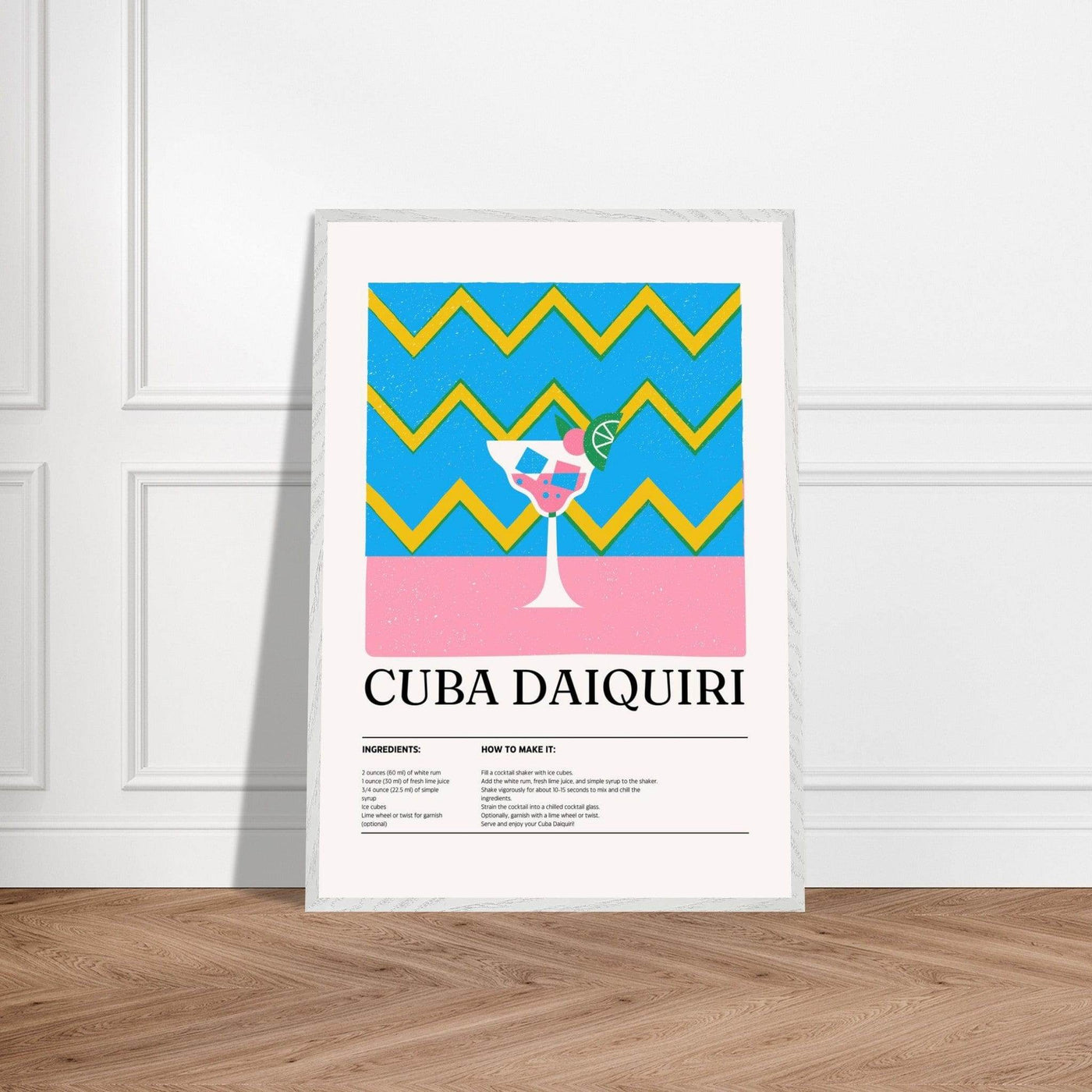 Cuba Daiquiri Cocktail Recipe - Vibrantwalls