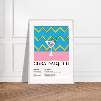 Cuba Daiquiri Cocktail Recipe - Vibrantwalls