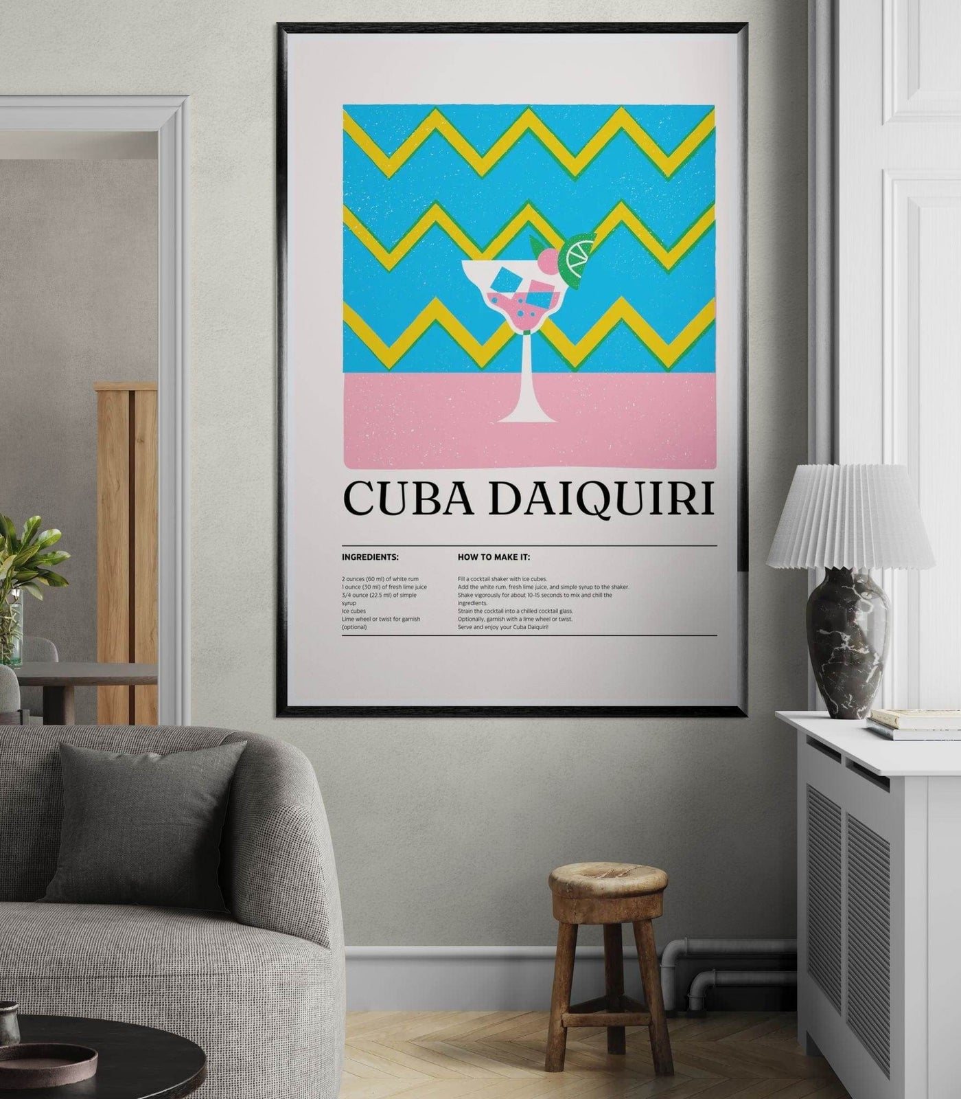 Cuba Daiquiri Cocktail Recipe - Vibrantwalls
