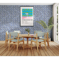 Cuba Daiquiri Cocktail Recipe Wall Art - Vibrantwalls